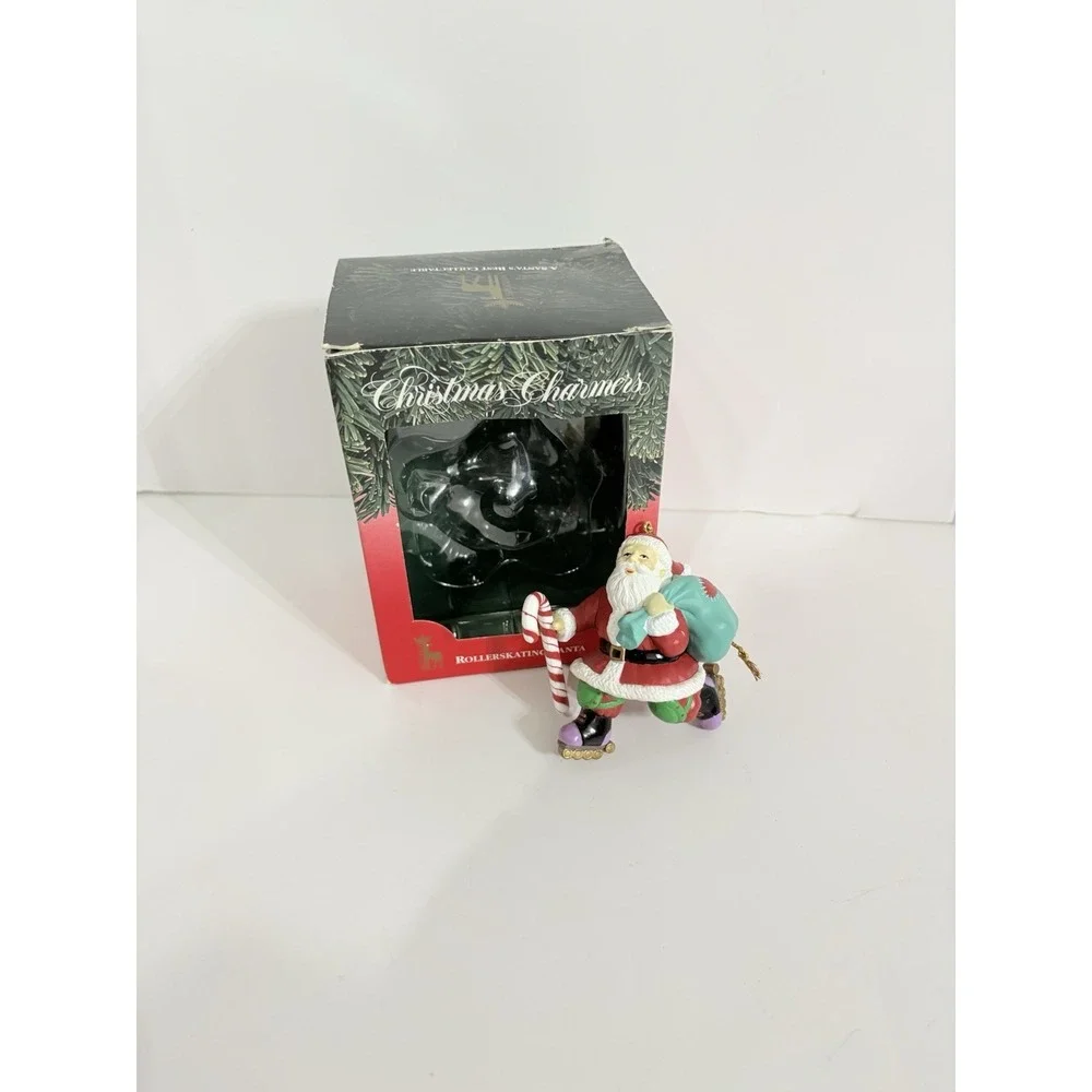 Christmas Charmers ROLLERSKATING‎ SANTA First Edition Ornament Santa's Best
